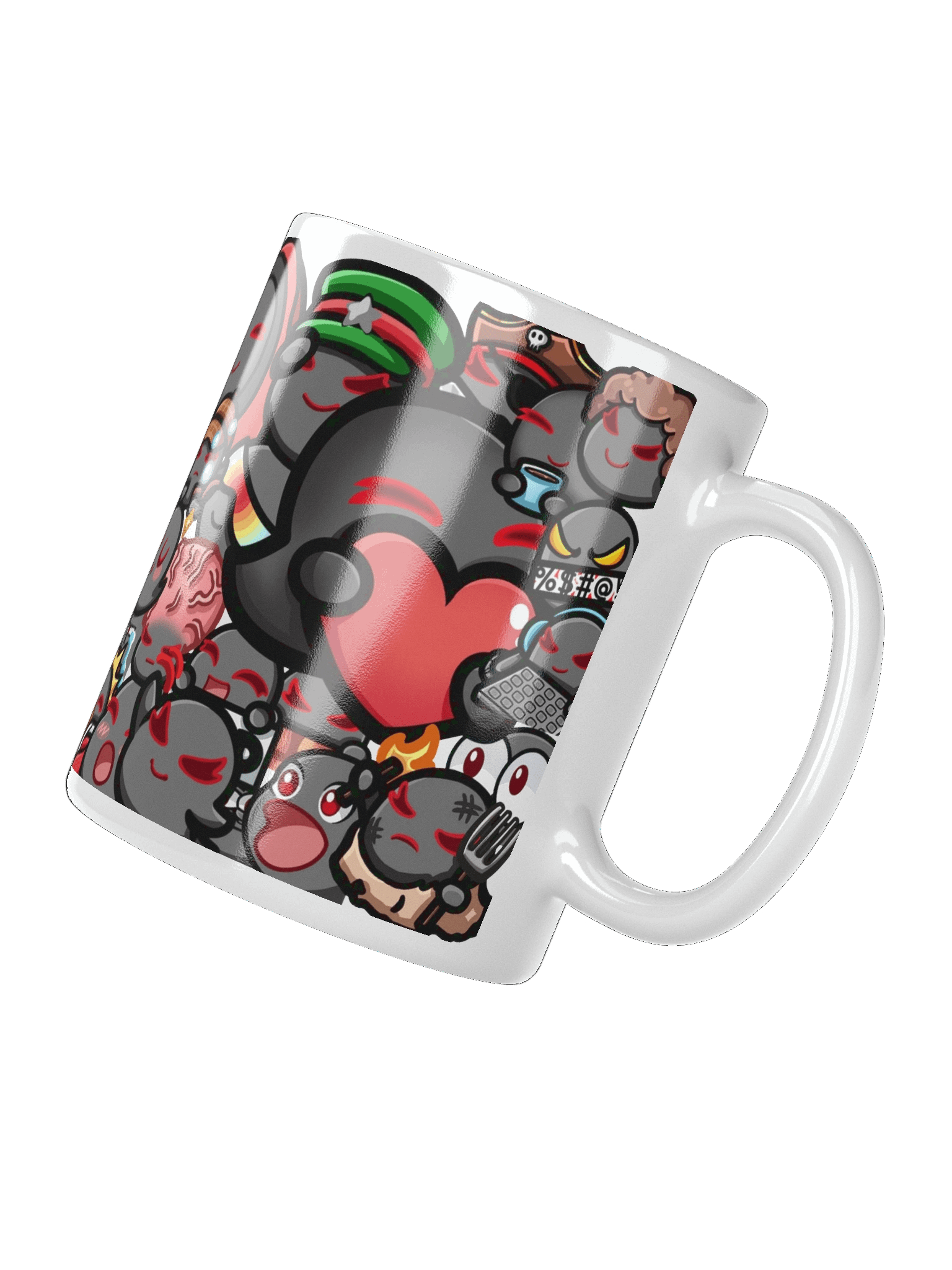 Emote-Tional Support White Mega Mug - 20 oz product image (5)