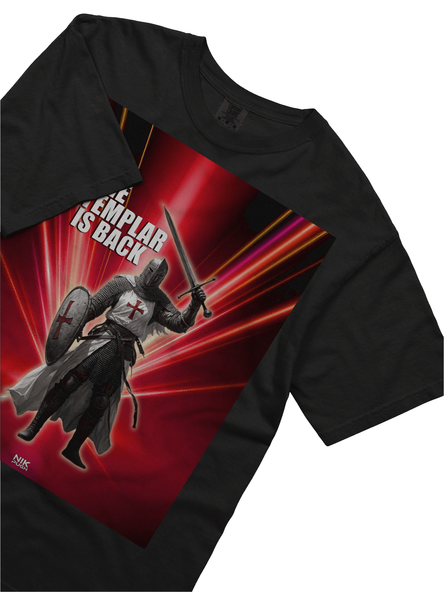 The Templar Is Back – Nik Pugh Music Tee product image (9)