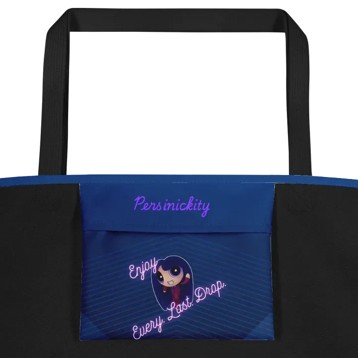 Pizza Love Tote Bag - Blue product image (2)