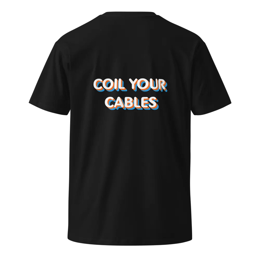 Coil Your Cables/Marble Guitar Pick T-Shirt product image (1)