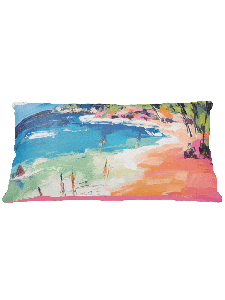 Tropical Beach Scene All-Over Print Basic Pillow product image (3)