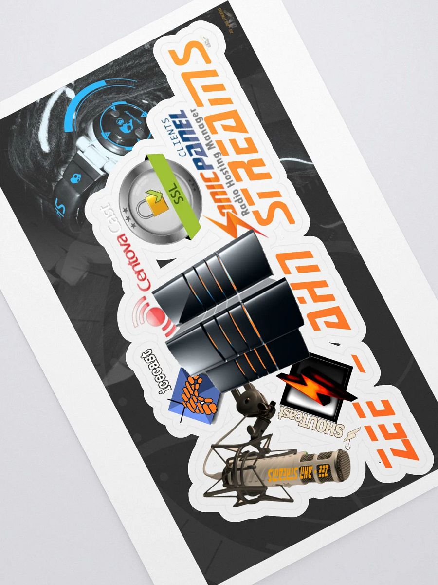 ZEE - Kiss Cut Sticker Sheet with Background product image (1)