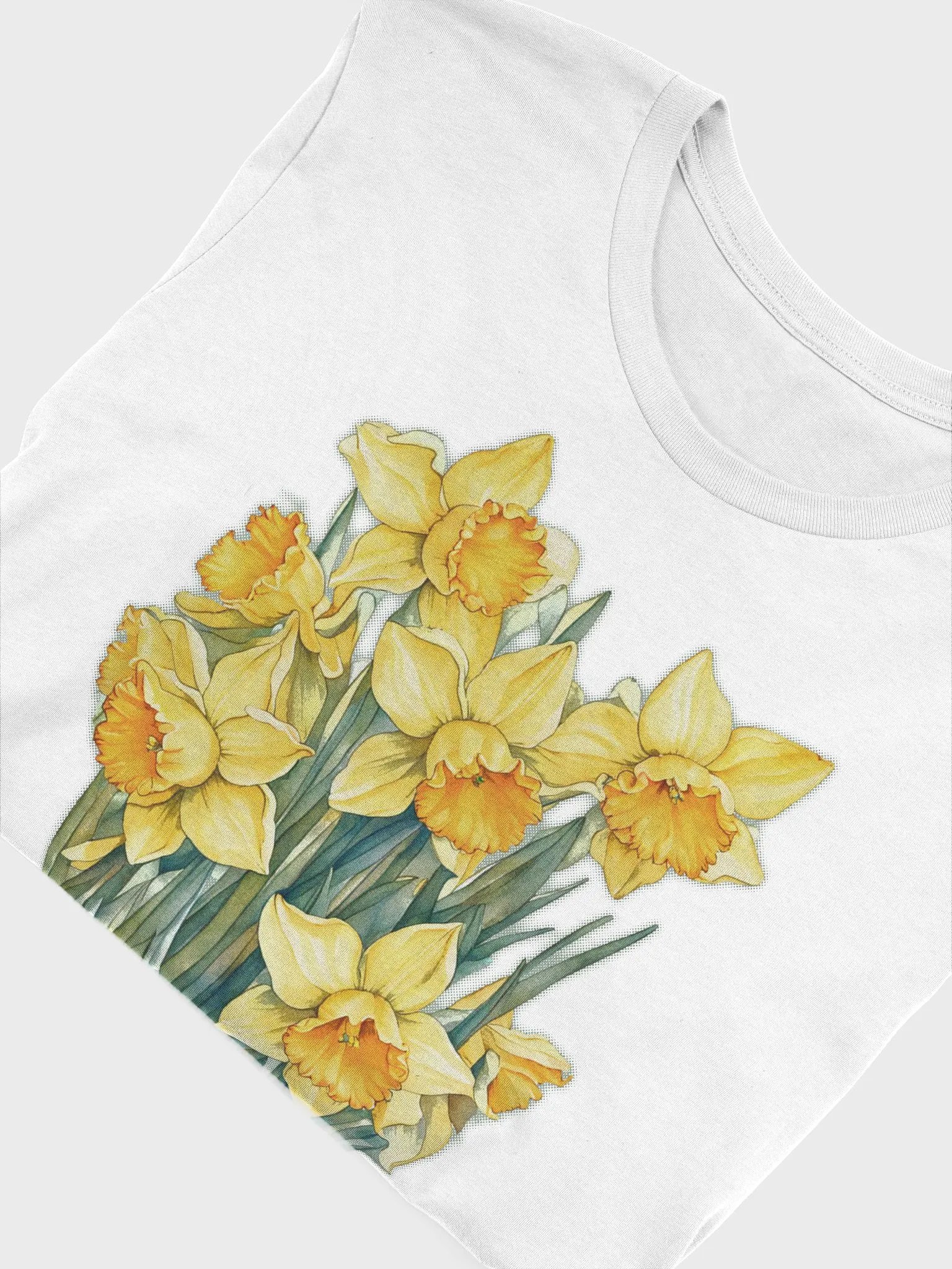 Bush of yellow daffodils watercolor Supersoft T-Shirt product image (19)