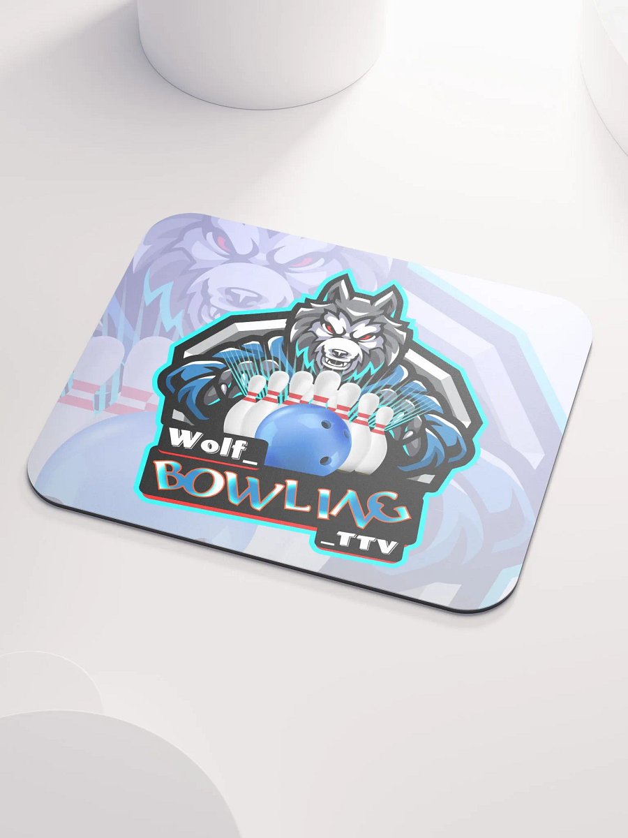 wolf bowling mouse pad product image (3)