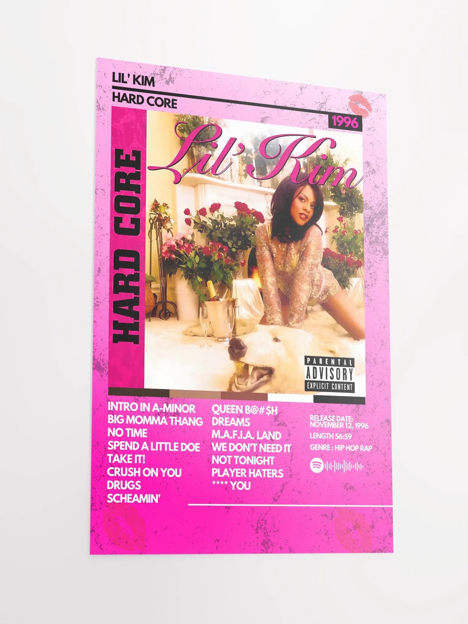 LIL KIM HARDCORE ALBUM POSTER product image (2)