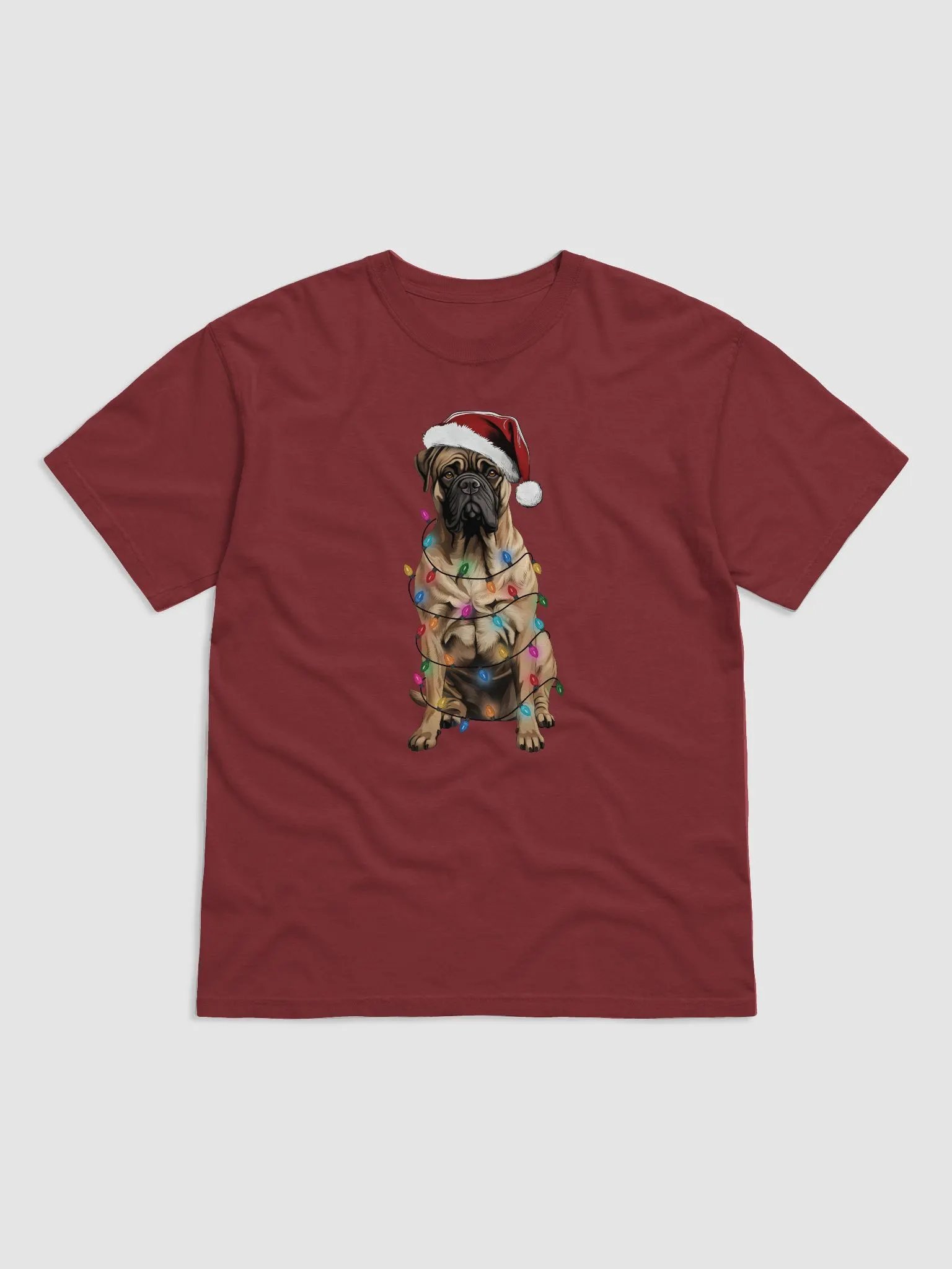 Funny Bullmastiff Christmas T-Shirt for Bullmastiff Paw-rents product image (9)
