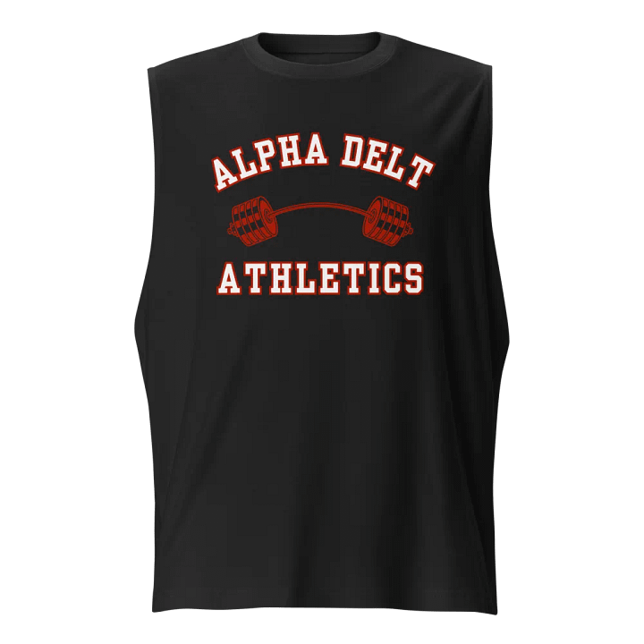 Alpha Delt Athletics Barbell Muscle Tank product image (1)