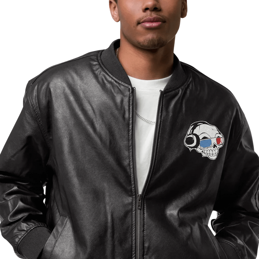 Gamin Buddy Faux Leather Bomber product image (7)