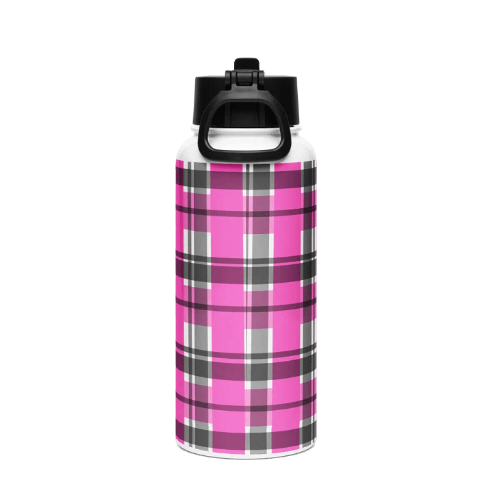 8T Sips Founders Plaid Stainless Steel Water Bottle product image (2)
