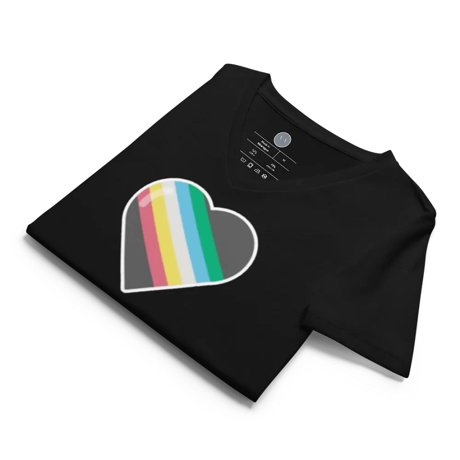 Disability Pride Heart Fitted V-Neck product image (44)