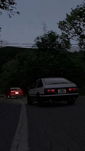 Uphill or downhill?

It's gotta be downhill for me, I love absolutely sending underpowered cars down the touge... and then in...