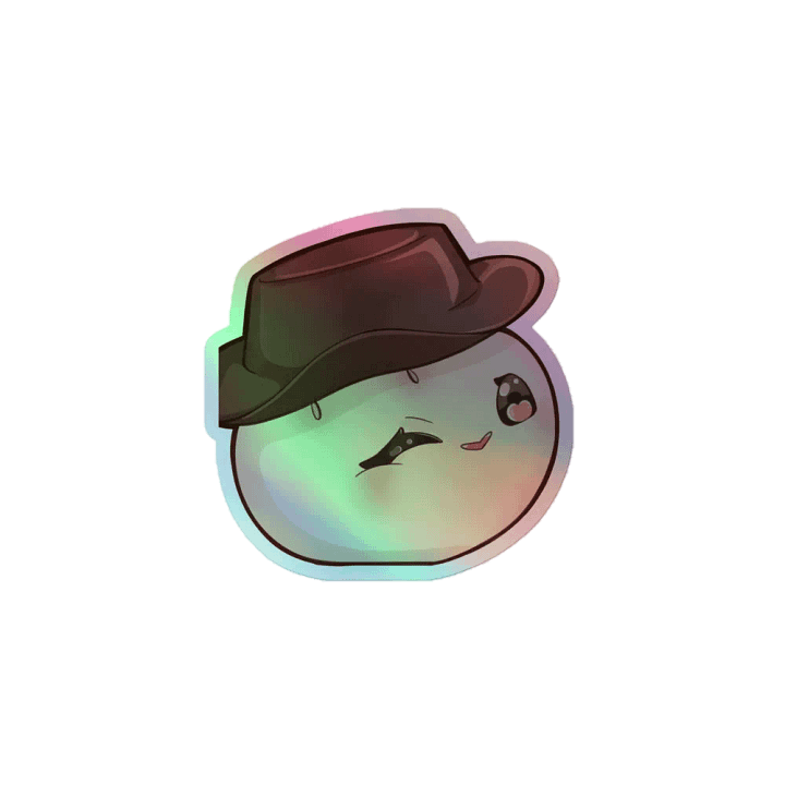 Howdy Bun Holographic Sticker product image (1)