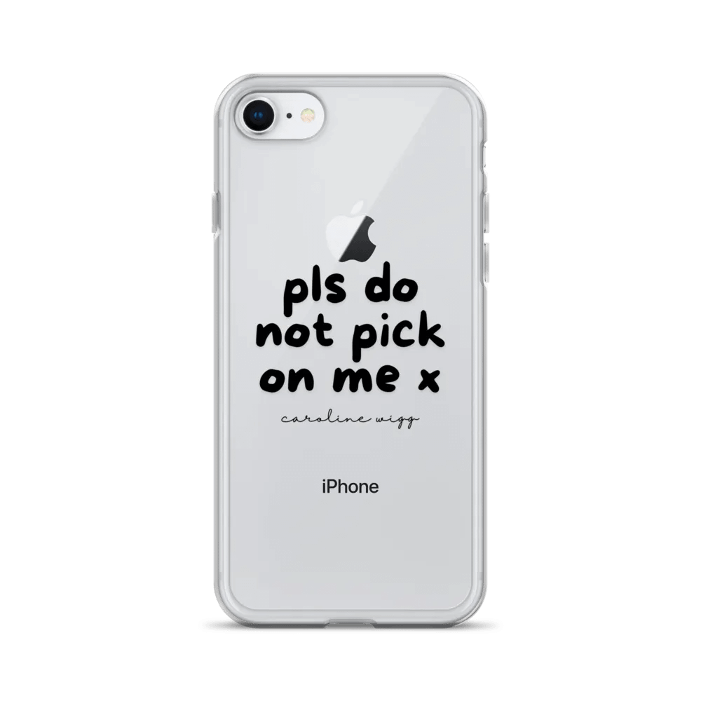 Don't Pick Me iPhone® Clear Case product image (1)