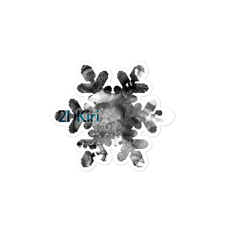 Grey Snowflake Magnet product image (2)