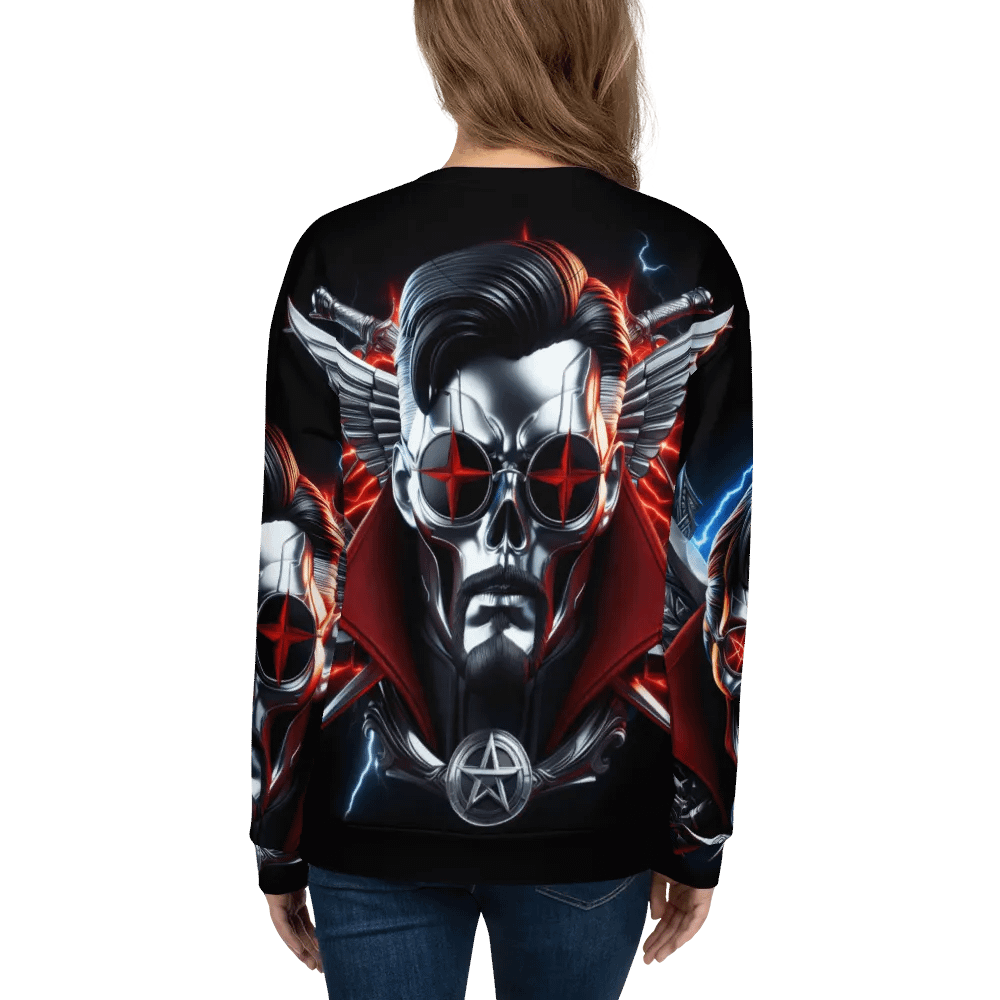 Silver Robot-Skull Face - Unisex Sweatshirt #9 product image (7)