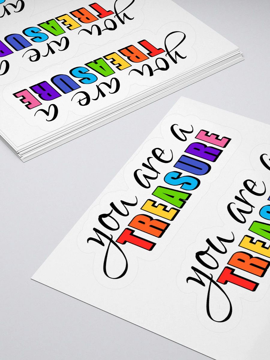 you are a Treasure Kiss Cut Stickers product image (12)