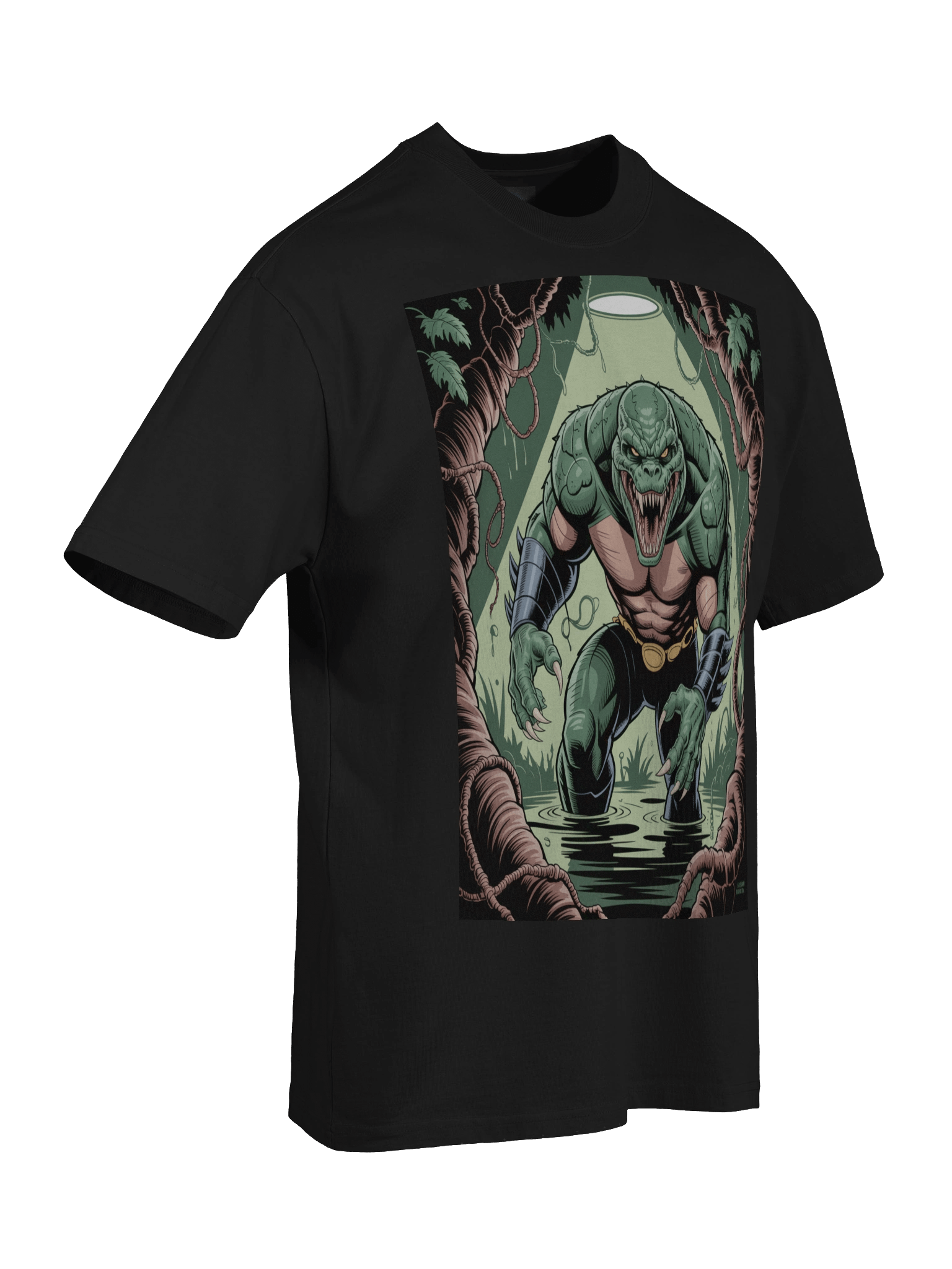 Killer Croc Mire Menace Oversized Faded T-Shirt product image (8)