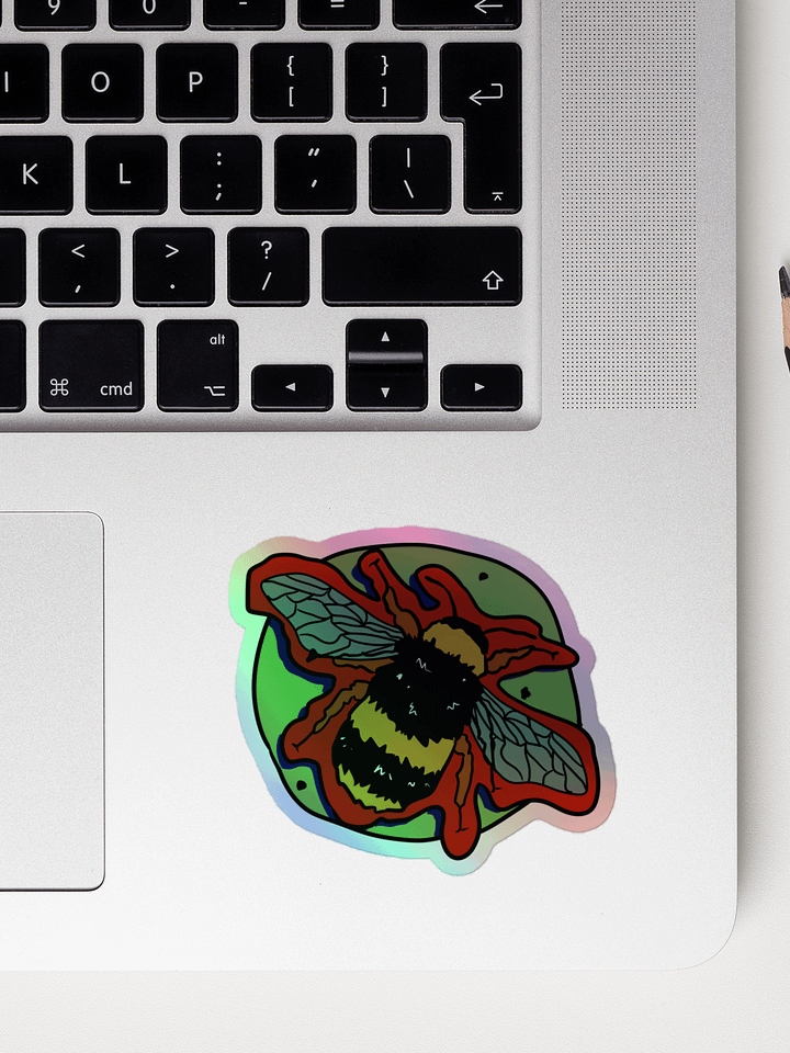 Vaporbee holographic stickers product image (1)