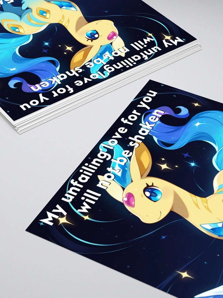 Bible Cuties Victoria - My unfailing love for you will not be shaken Sticker product image (7)