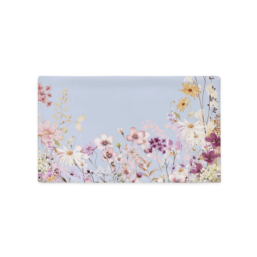 Whimsical Garden Dreams Blue Pillowcase product image (2)
