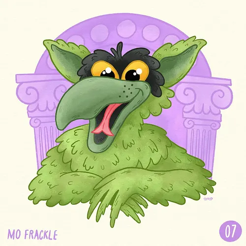 New week, new muppet for the @themuppets 70th! Mo Frackle. 

#themuppets70 #themuppets #mofrackle #frackles