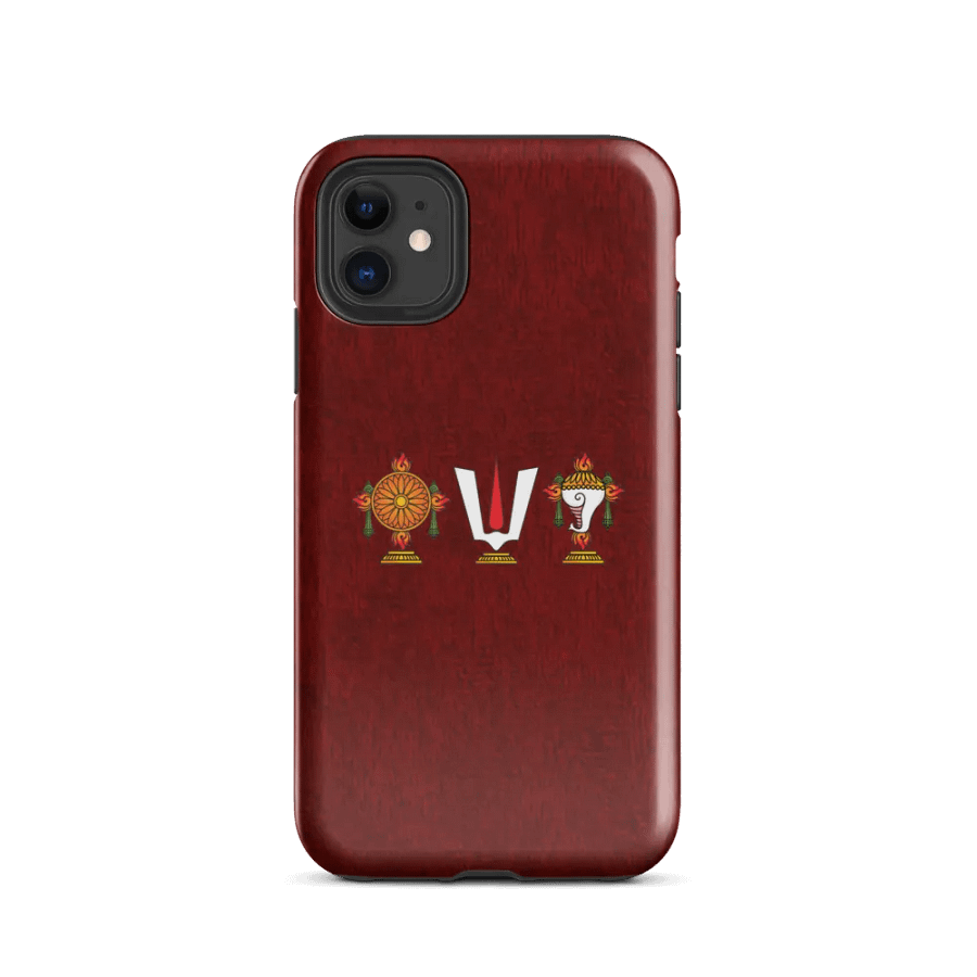 Snap Case for iPhone® with Customized Sankh Chakra Tilak product image (24)