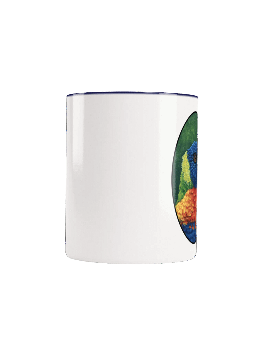 Vibrant Rainbow Lorikeet Ceramic Mug product image (34)
