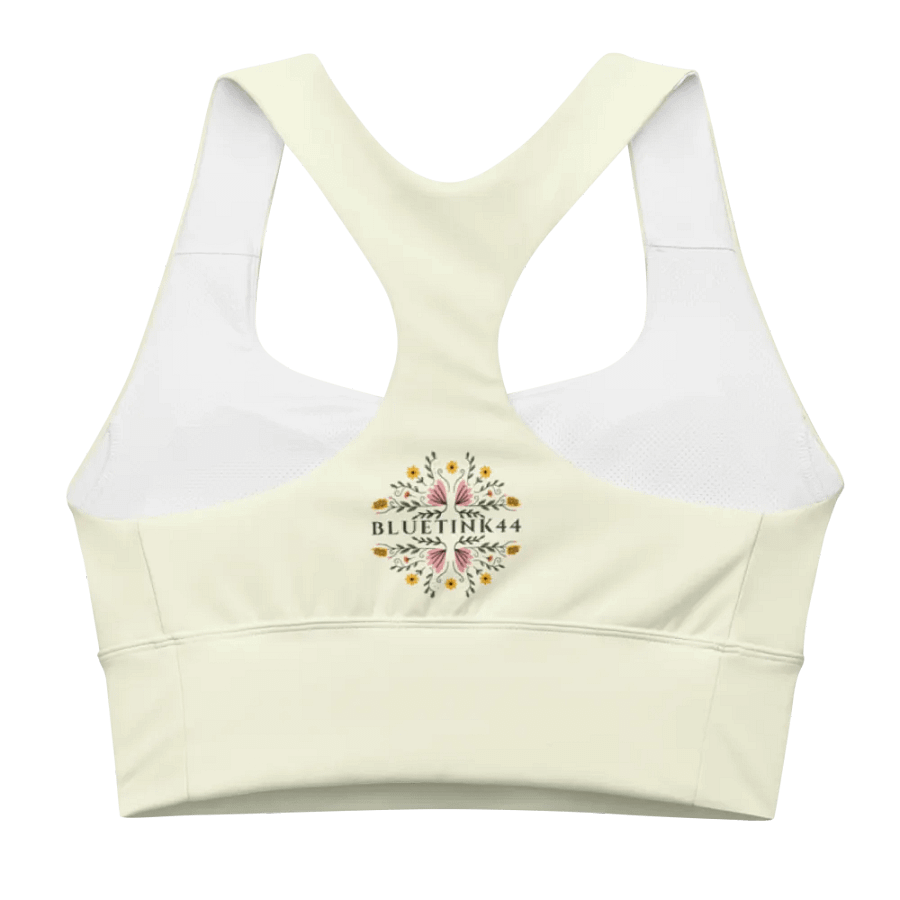 Sun-Kissed BlueTink Floral All-Over Sports Bra product image (2)