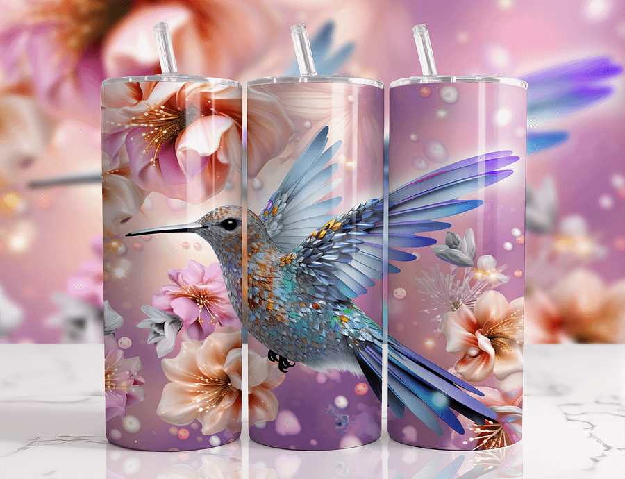 Ethereal Hummingbird Stainless Steel Tumbler product image (1)