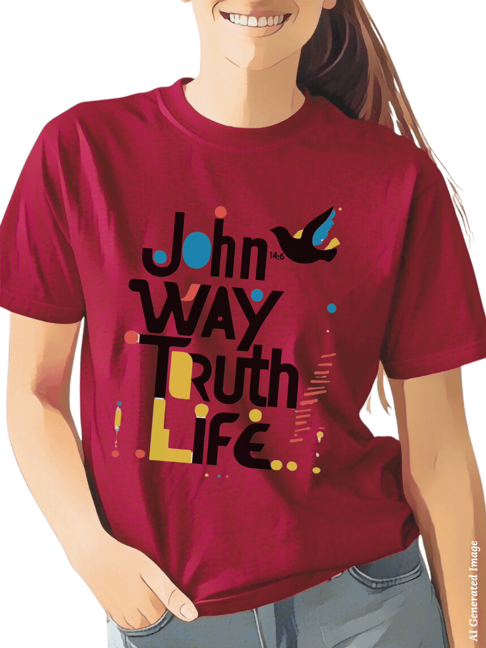 John 14:6 Stylized Dove product image (9)