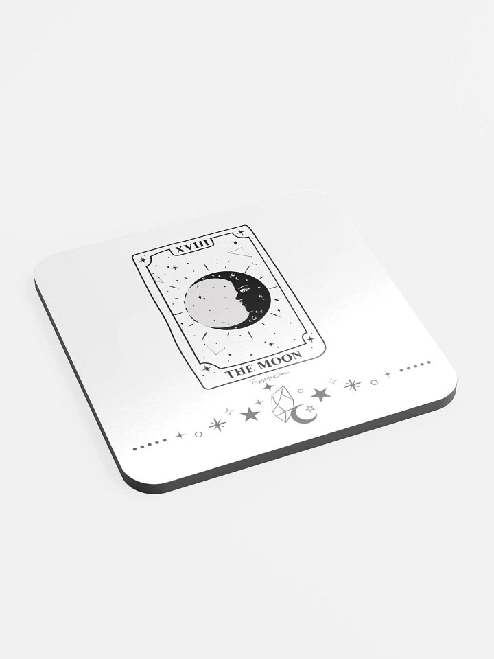 The Moon tarot cork coaster product image (2)