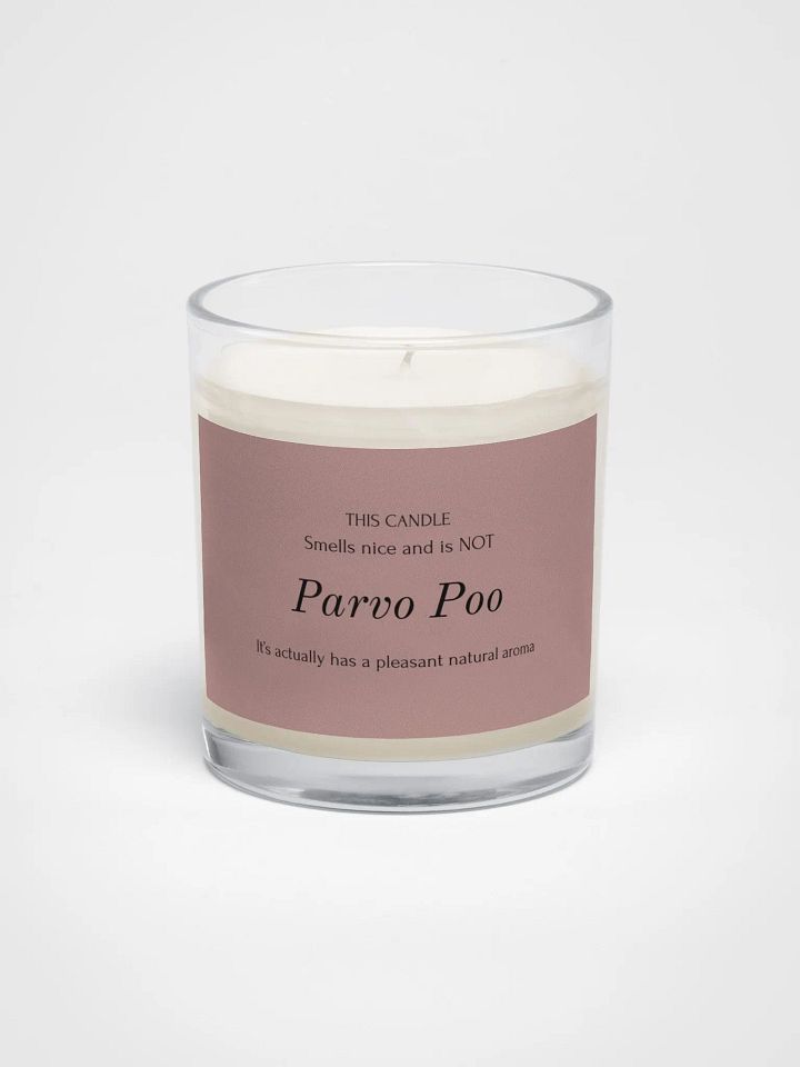 Veterinary humor candle "Parvo Poo" product image (1)