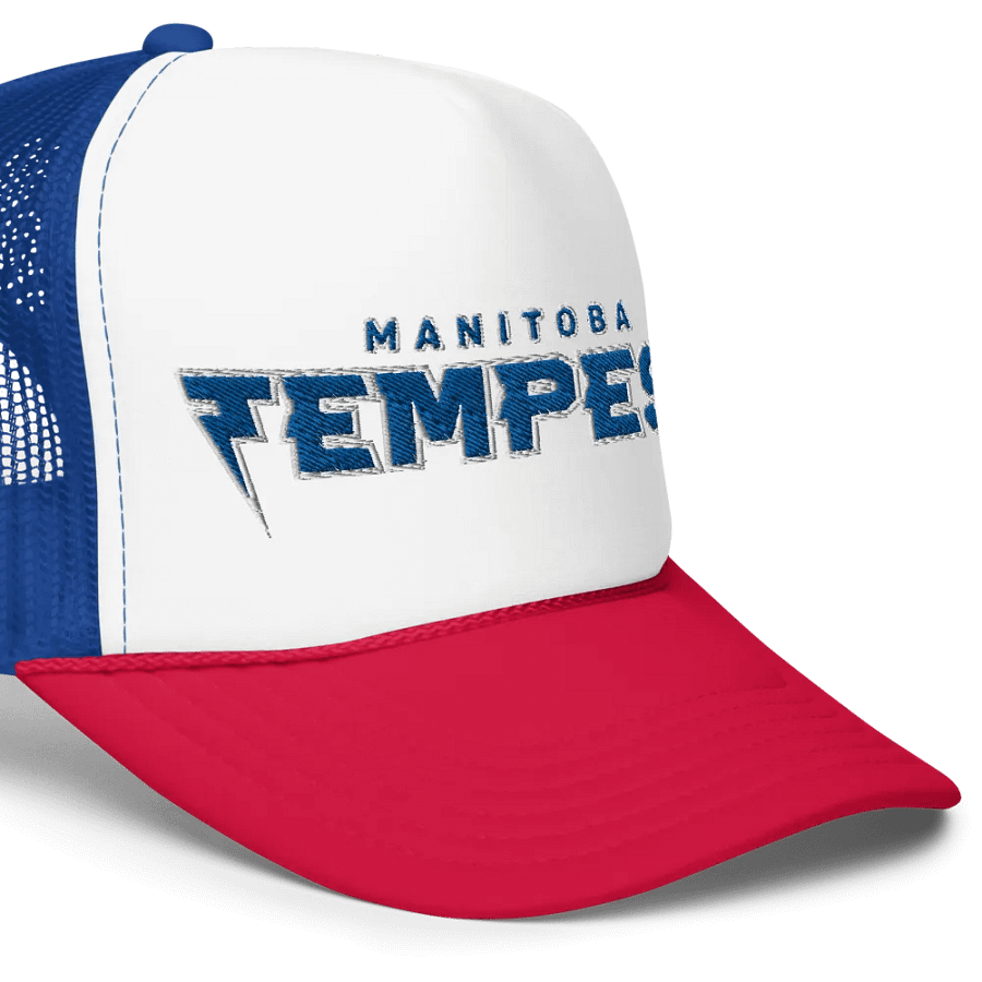 Tempest Dodgeball Club Foam Trucker Hat (Sapphire) product image (51)