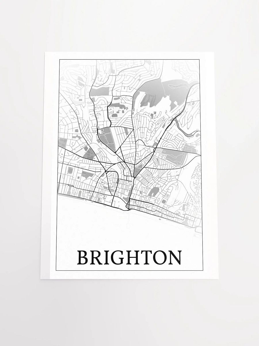Brighton, England, city map print product image (16)