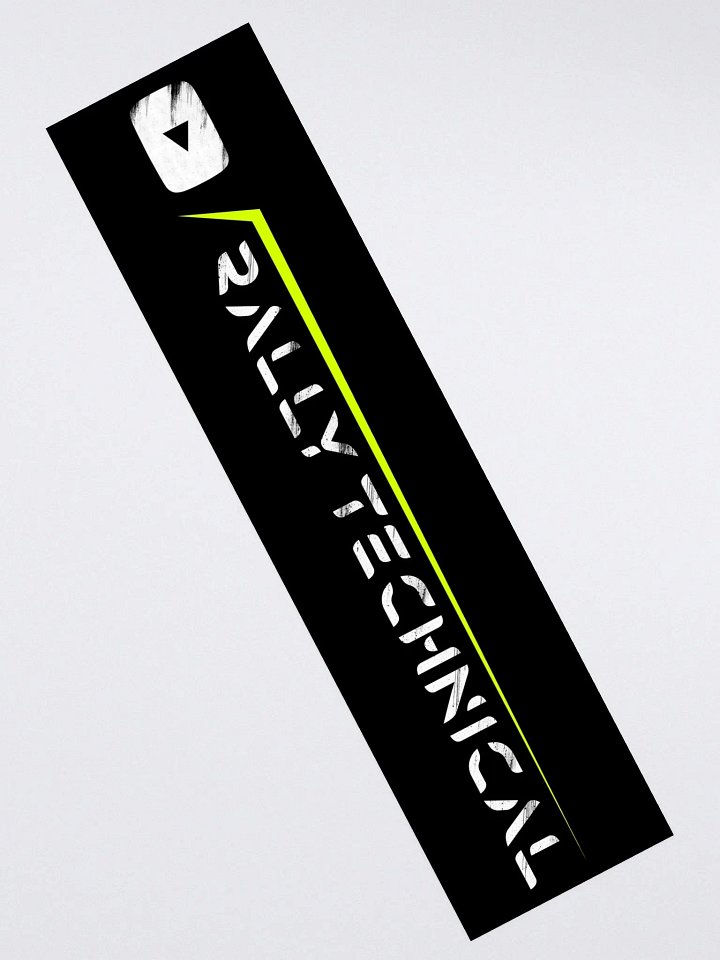 RALLY TECHNICAL Sticker 1 - Black product image (2)