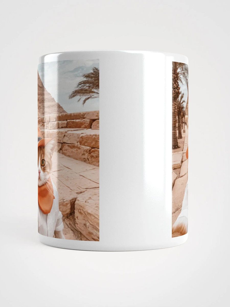 Pharaoh Cat Selfie #Humorous Mug - White product image (5)