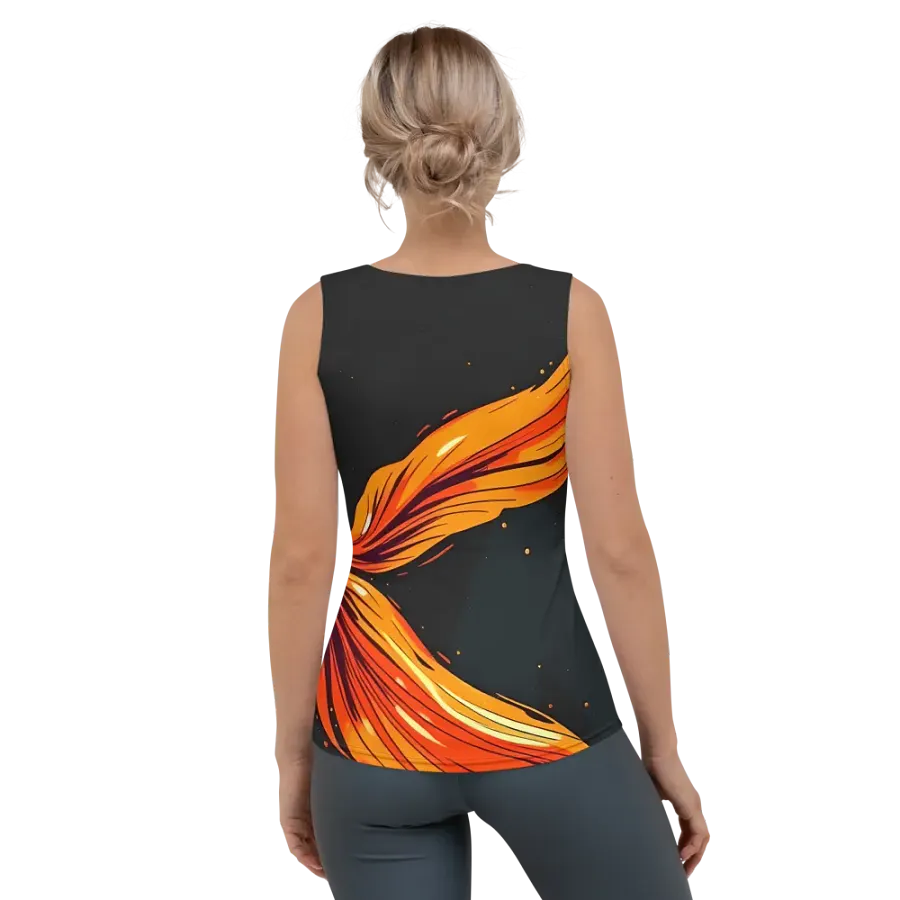 Golden Fish All-Over Print Women's Tank Top product image (2)