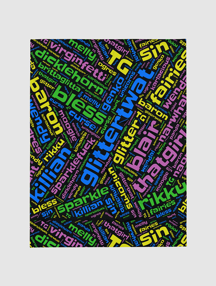 Glitterary Throw Blanket product image (1)