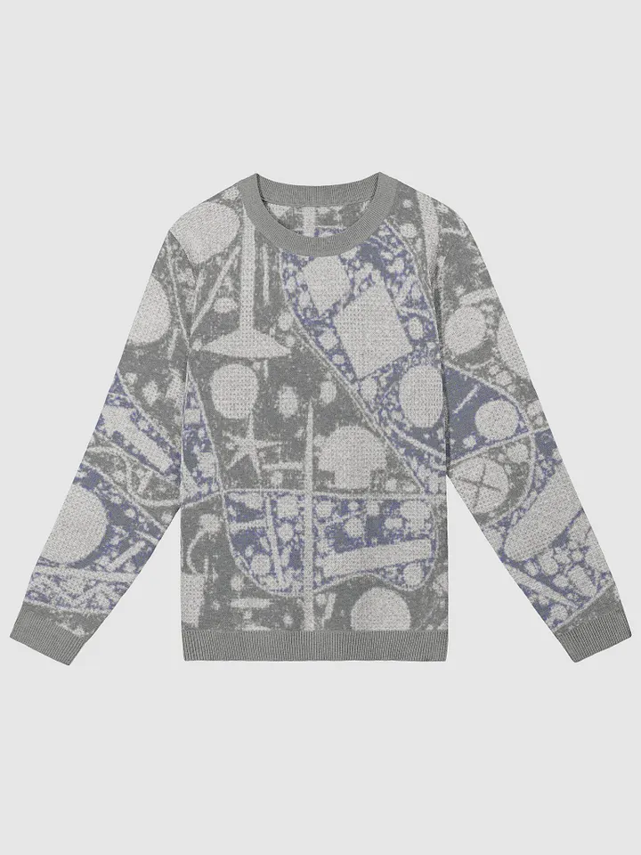 Cartoon Crankshaft Knitted Crewneck Sweater Classic Fit product image (8)