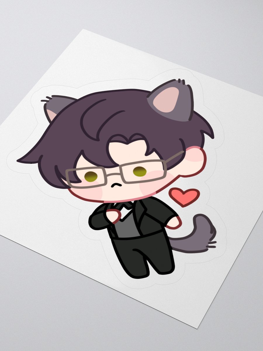 Zayne Suit Cat Chibi Sticker product image (9)