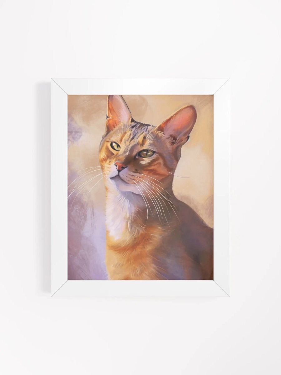 Whiskered Reflections Framed Poster product image (4)