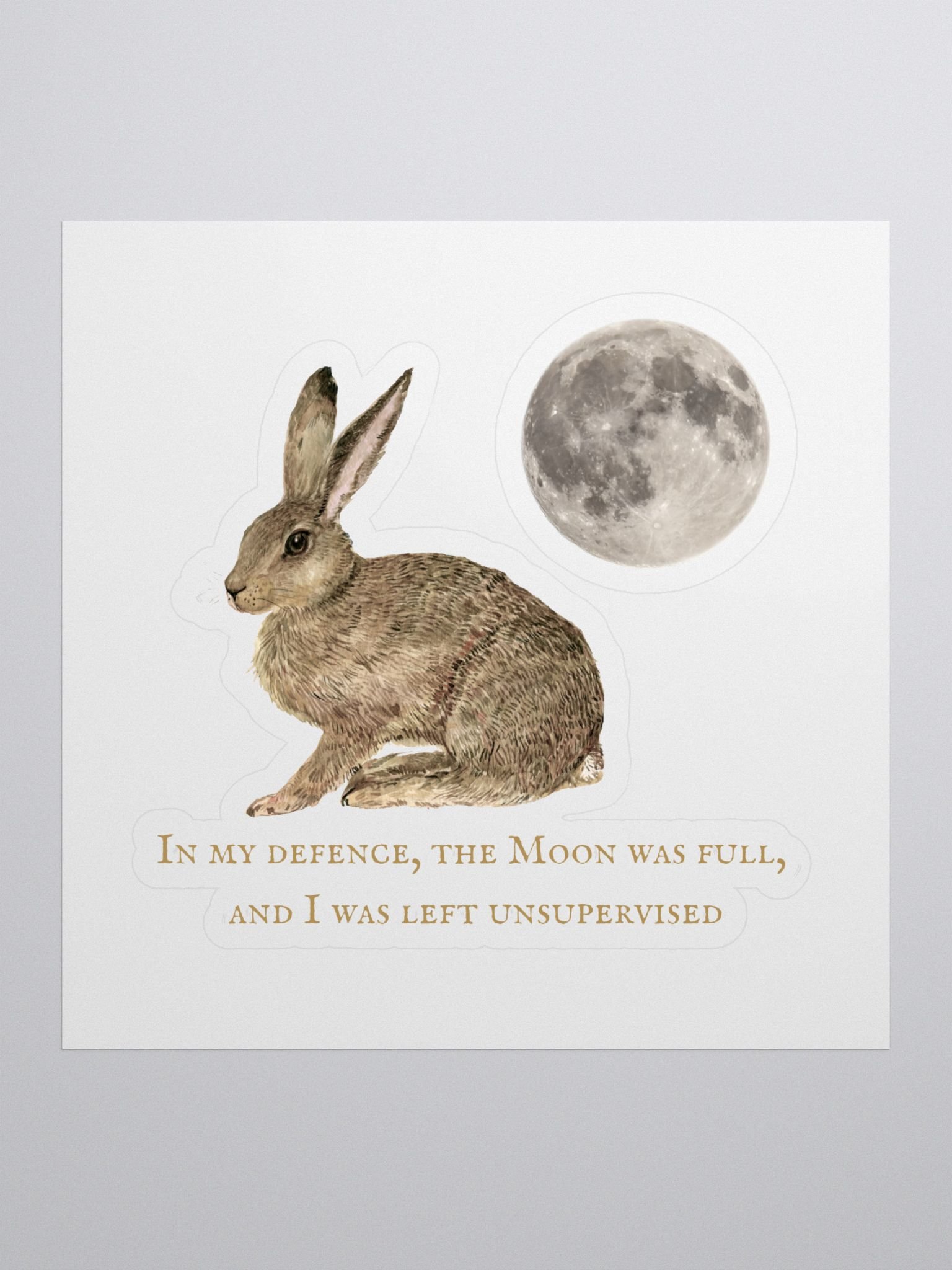In my defence, the Moon was full... product image (1)