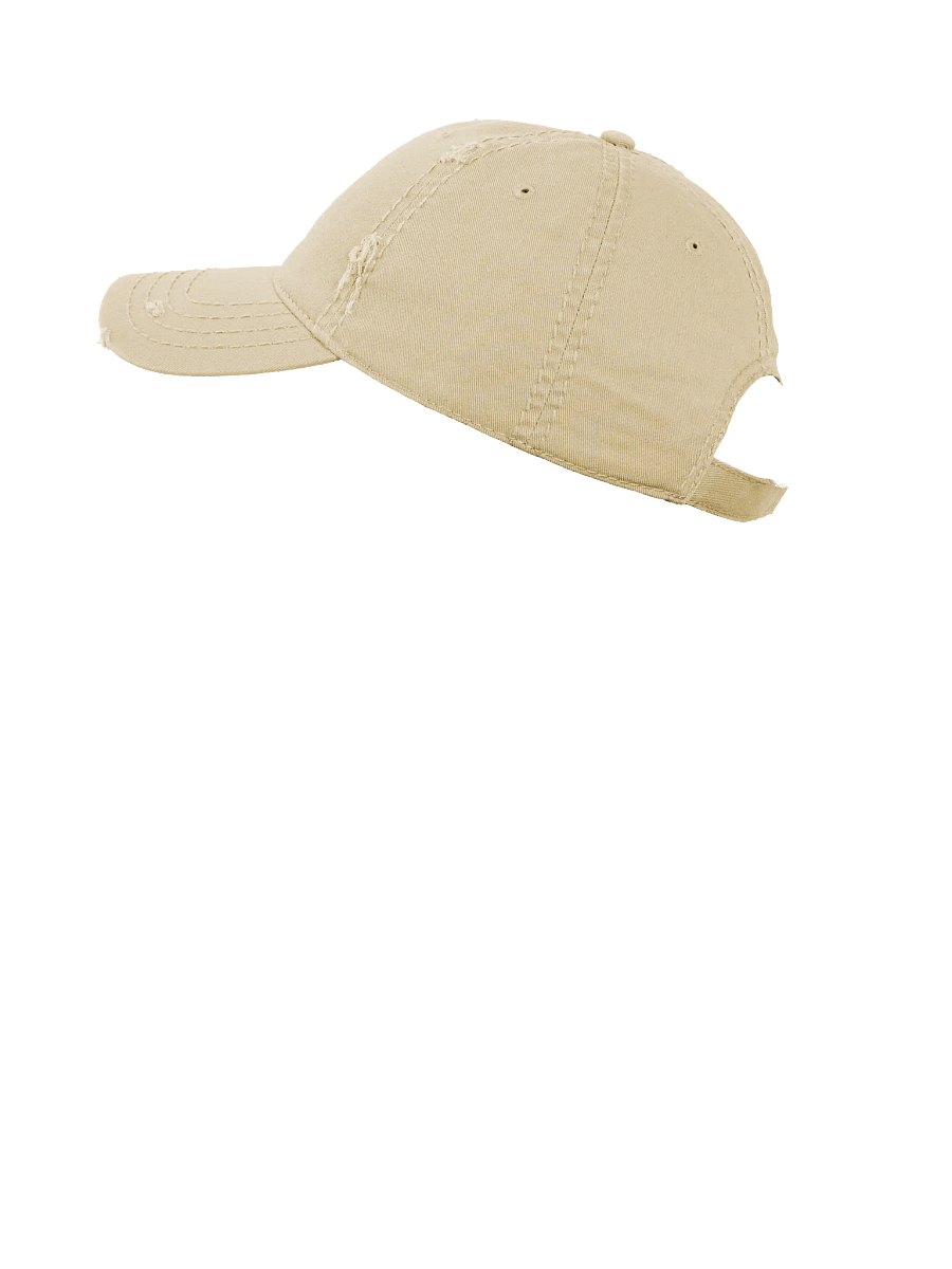 Otto Distressed Dad Hat with TDS Music Logo - Khaki/Black/Grey/Navy product image (8)
