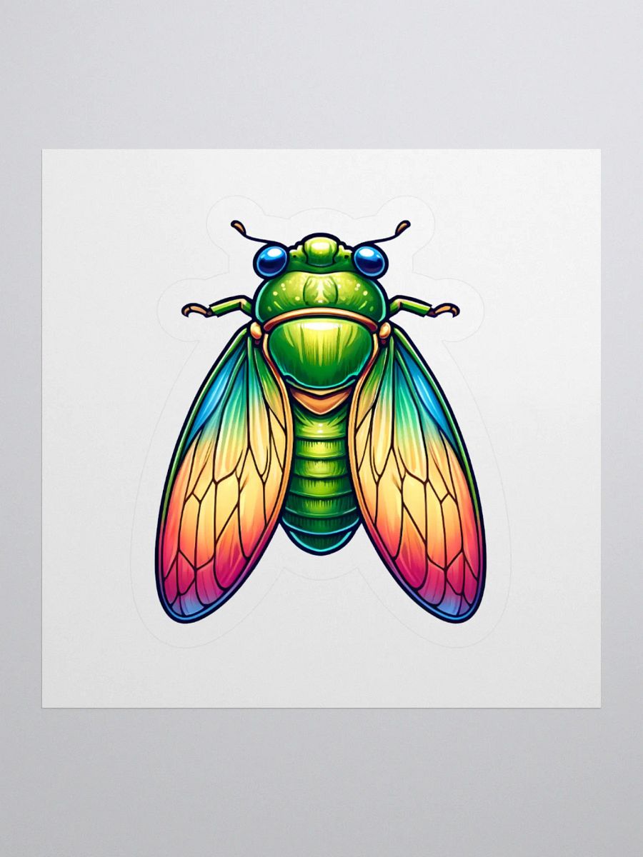 Colorful Cicada Sticker product image (2)