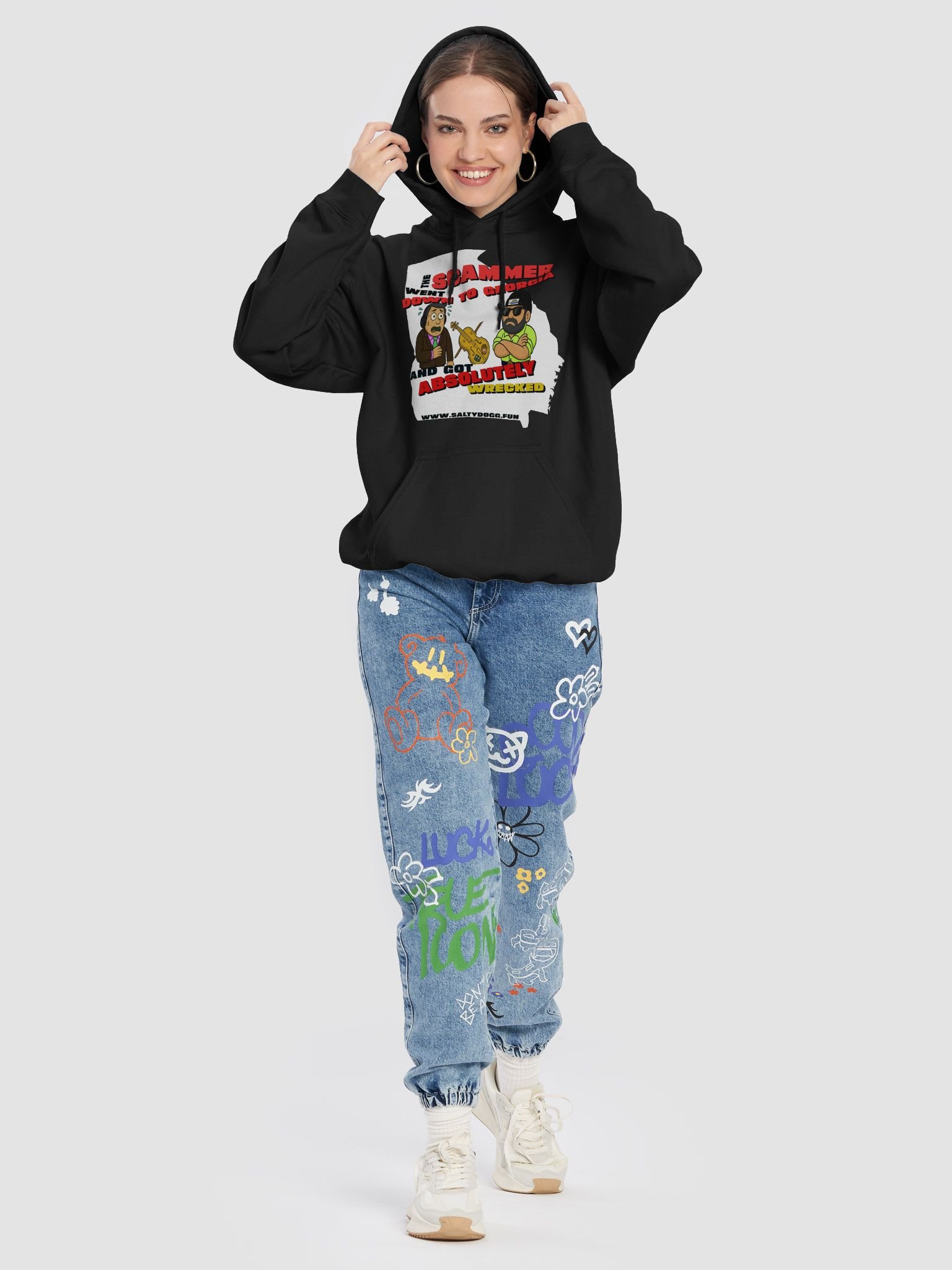 Scammer Went to Georgia Hoodie product image (8)