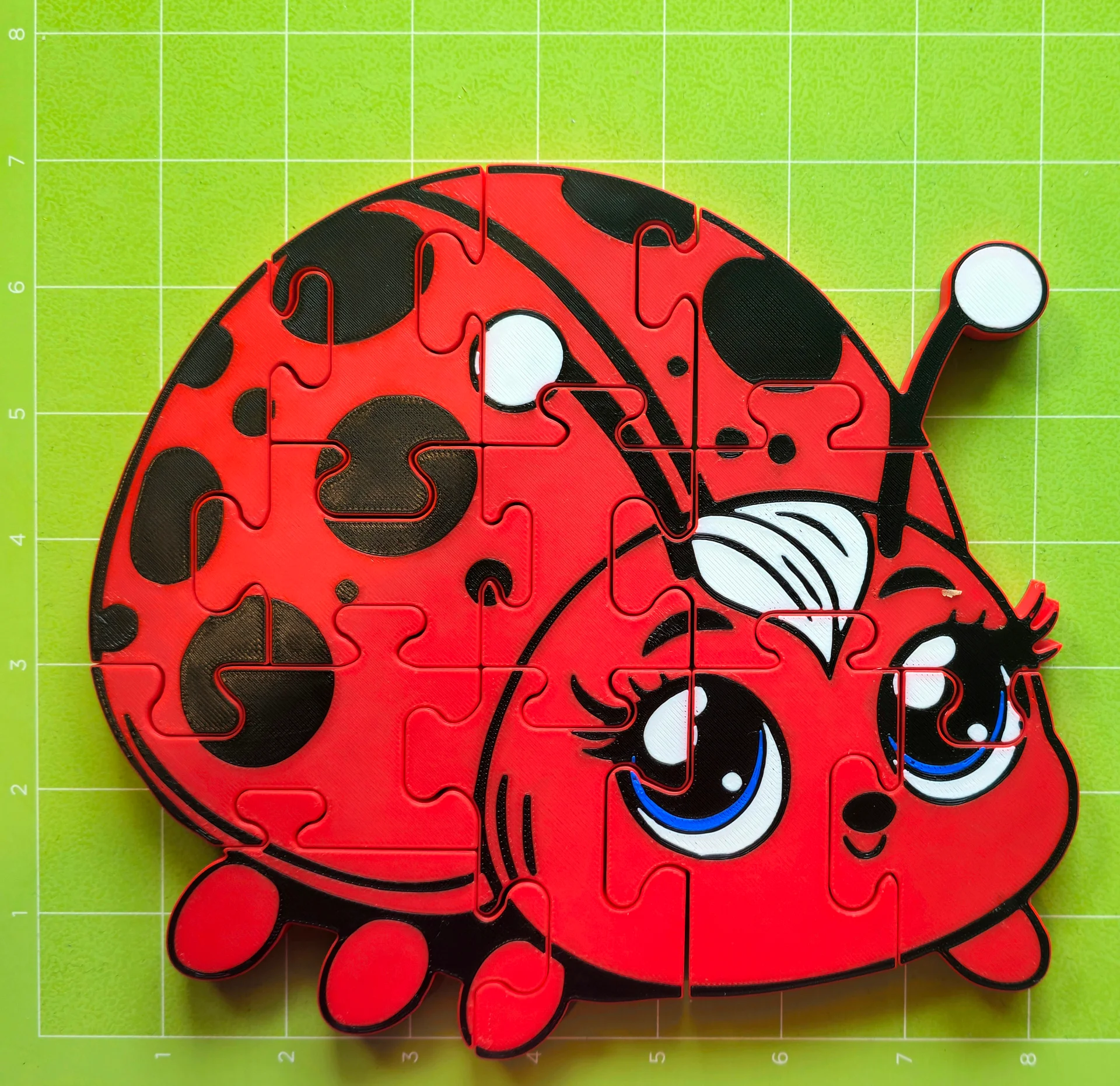 Ladybug 3D Printed Jigsaw Puzzle – A Spotty Adventure in Every Piece! product image (4)