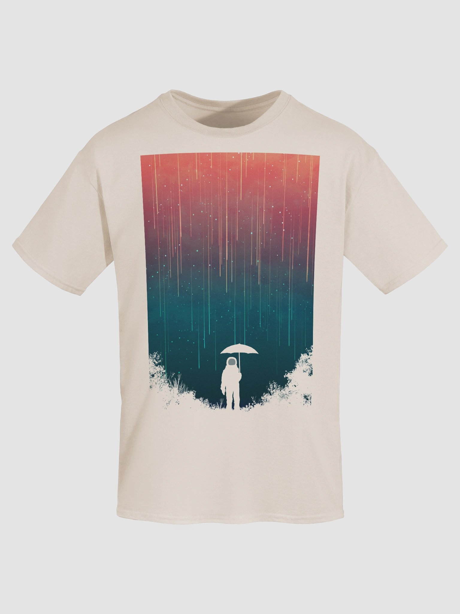 Meteor rain graphic t-shirt product image (19)