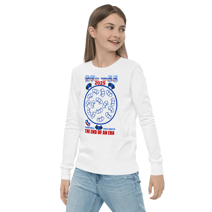 Blue Man Group's Farewell to An Era Fan Kids Long Sleeve product image (1)
