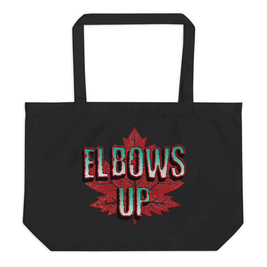 Elbows Up Maple Leaf Eco Tote product image (1)
