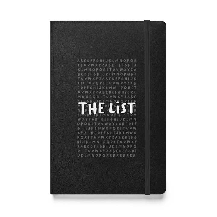 The List Hardcover Bound Notebook product image (1)